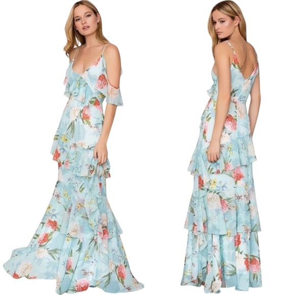 Yumi Kim Dresses & Skirts - Yumi Kim Revolve Heart's Desire Tiered Ruffle Maxi Dress Size S